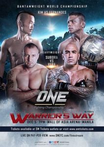 ONE_FC_23_Warrior's_Way_Poster